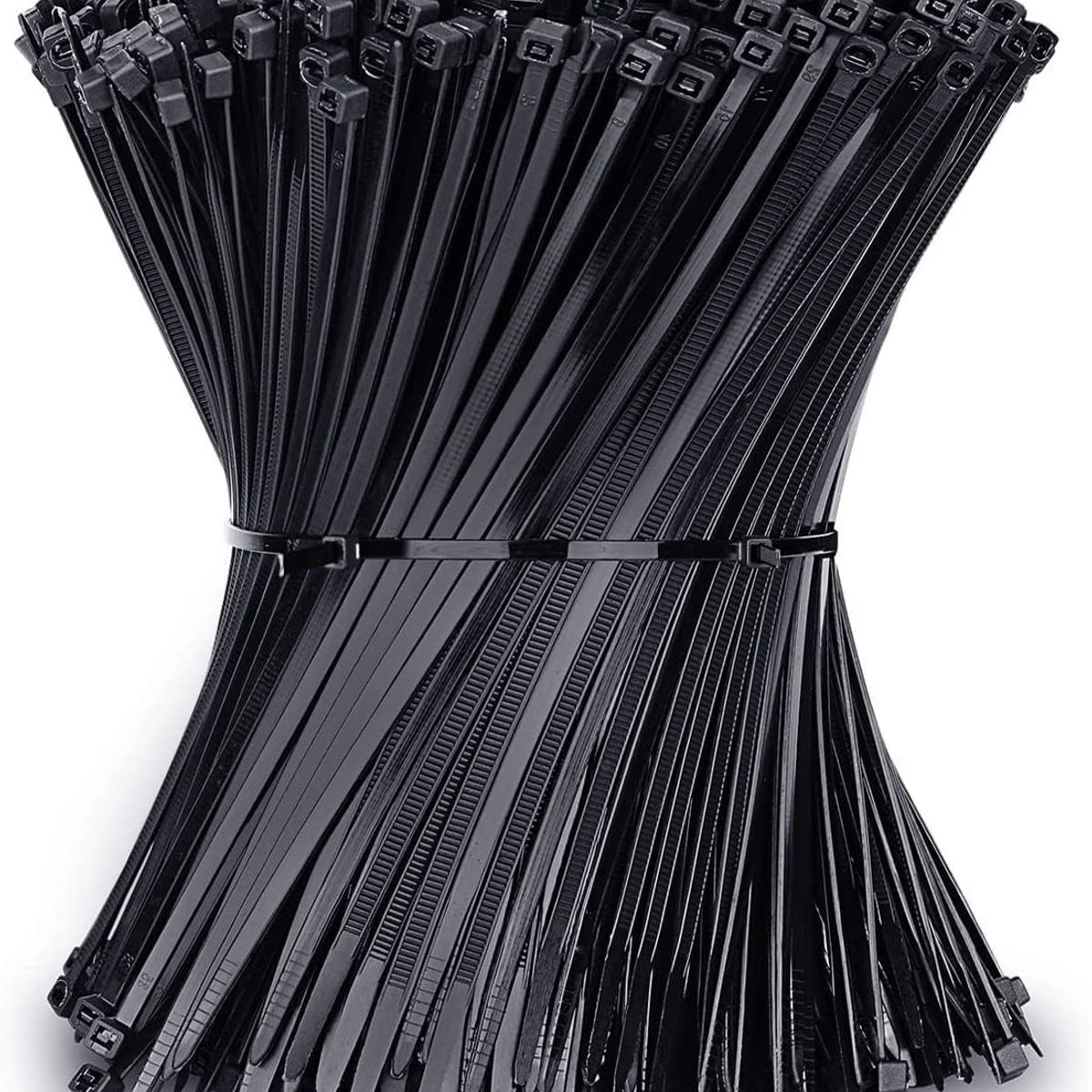 KUANGYE - Amarras Plásticas Negra 9x600mm 100 Unidades