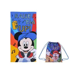 MASHINI - Toalla De Playa Mickey Mouse Mas Bolso