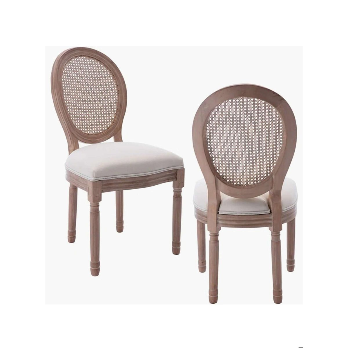 ECOMUSO - POR 2 SILLAS MEDALLON ENJUNCADA MARSELLA ECOMUSO 7105RL