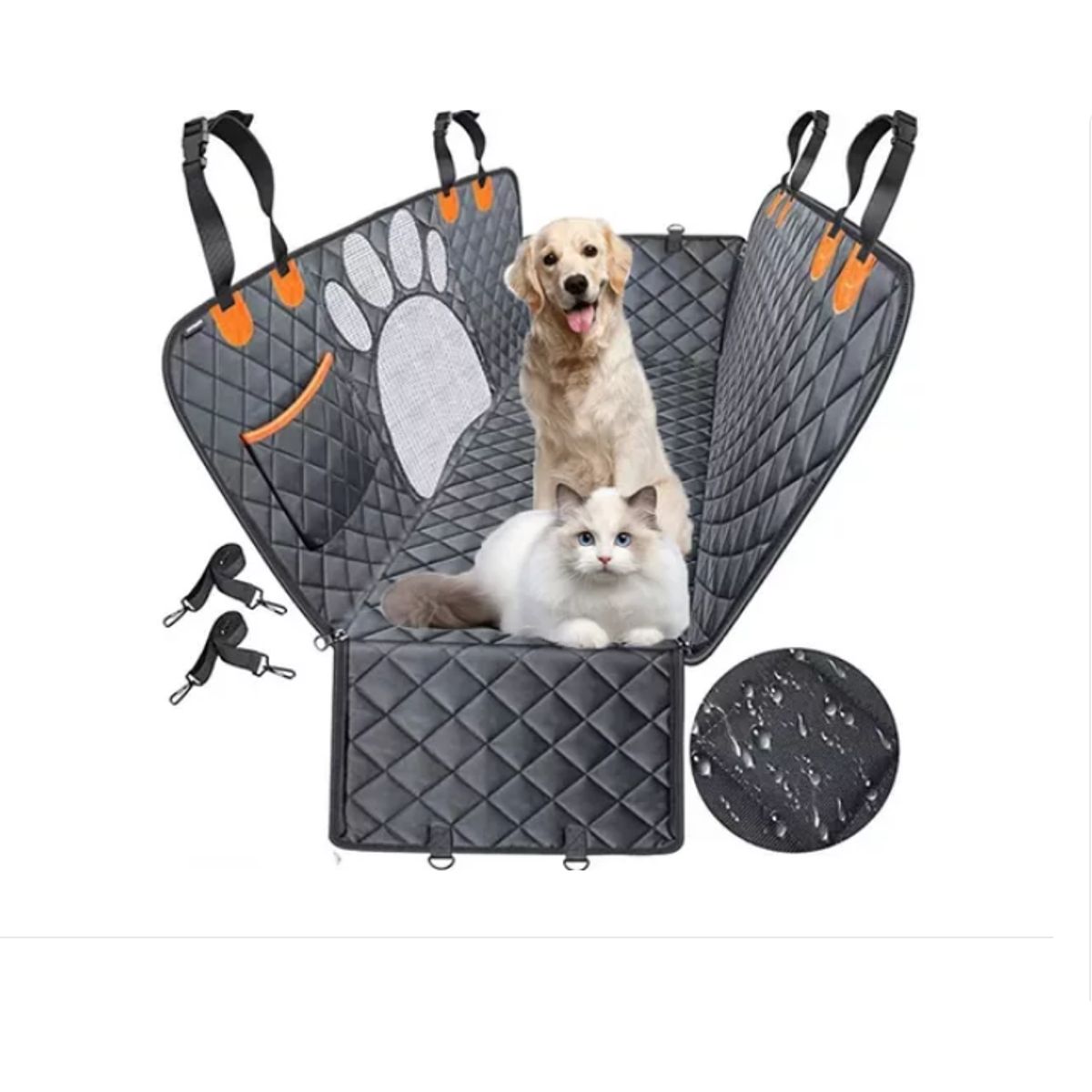 GENERICO - Protector Funda Cubre Asiento Auto Impermeable Perro Mascota