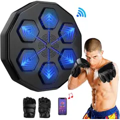 KUANGYE - Maquina De Boxeo Musical Bluetooth Con Guantes