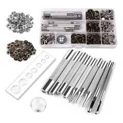 KUANGYE - 250p Herramienta Botón Metal Broche Remache Presión Snap Kam