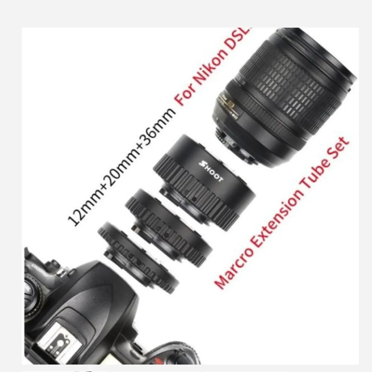 GENERICO - TUBO EXTENSIÓN AUTO FOCO PARA NIKON