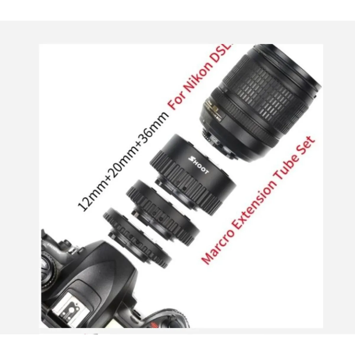 GENERICO - TUBO EXTENSIÓN AUTO FOCO PARA NIKON