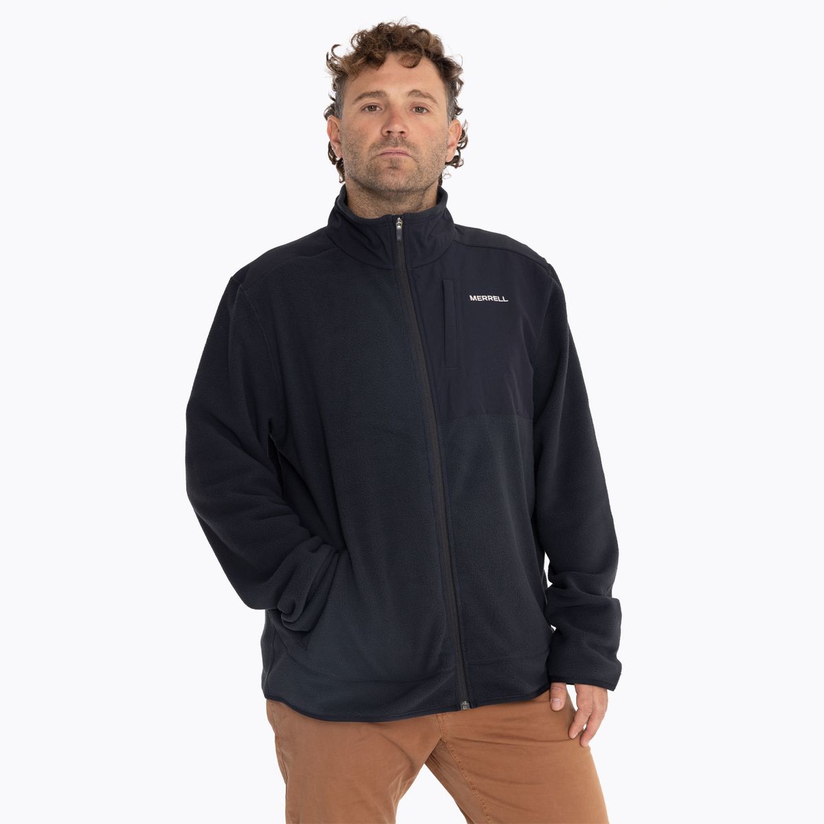 MERRELL - Polar Hombre Terrain Full Zip Negro MERRELL
