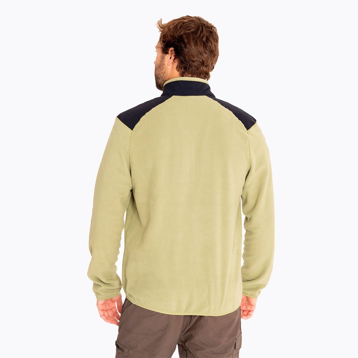 MERRELL - Polar Hombre Terrain 1/4 Zip Verde Musgo MERRELL