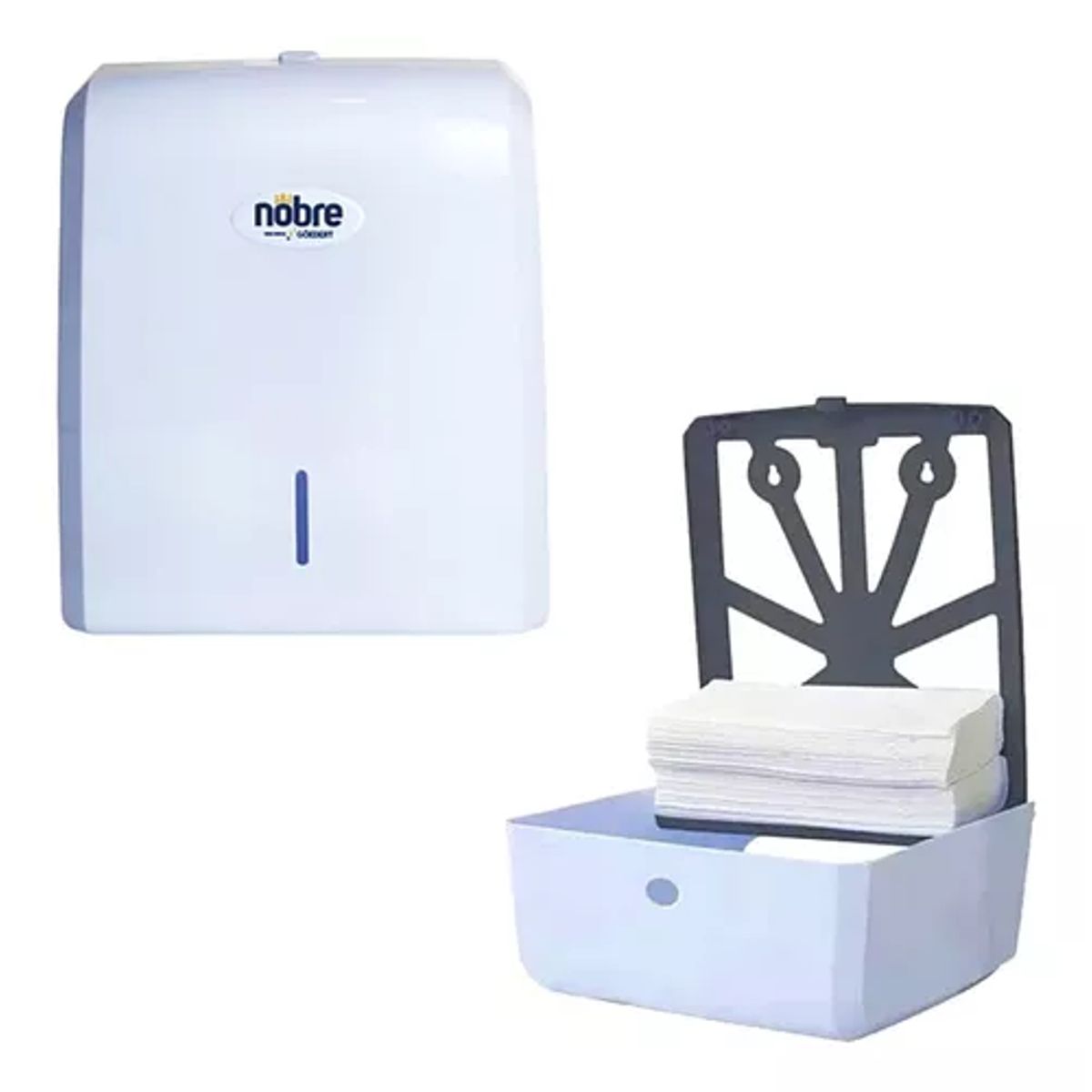 NOBRE - Pack Dispensador Hoja Interfoliada Mas Paquete De 250 Hojas