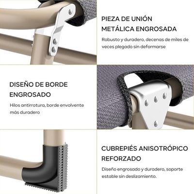 Imagen 2 del producto Reposera playa plegable con almohadillla