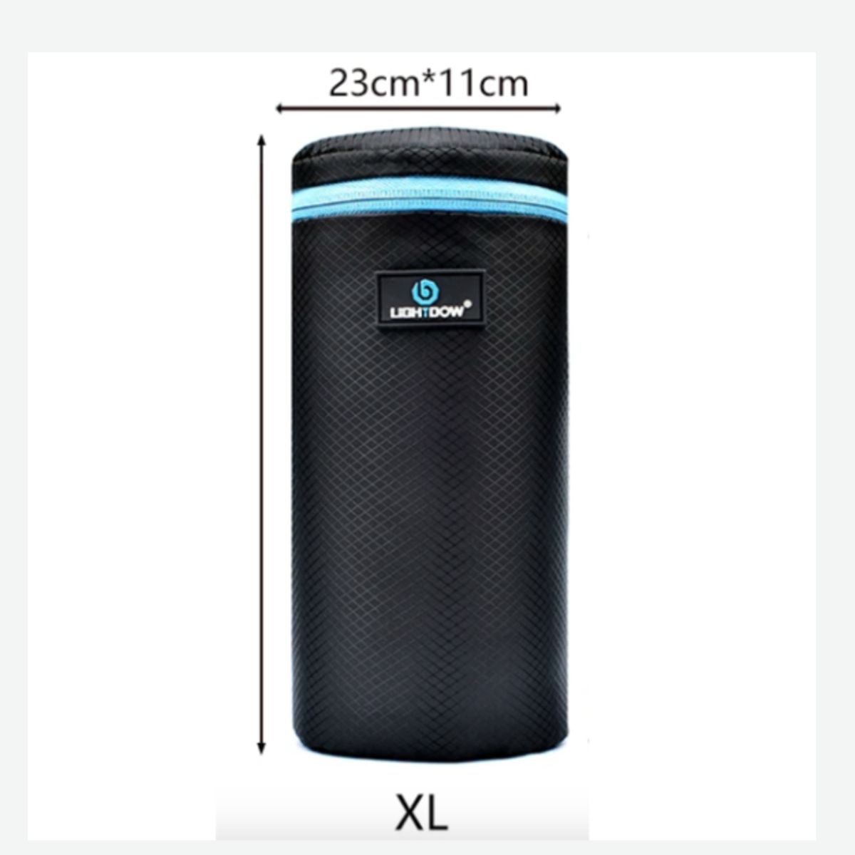 GENERICO - BOLSO IMPERMEABLE PARA LENTE TAMAÑO XL 23x11CM