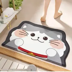 ANGELES DEL HOGAR - Piso Alfombra Para Baño Diseños 40 cm x 60 cm