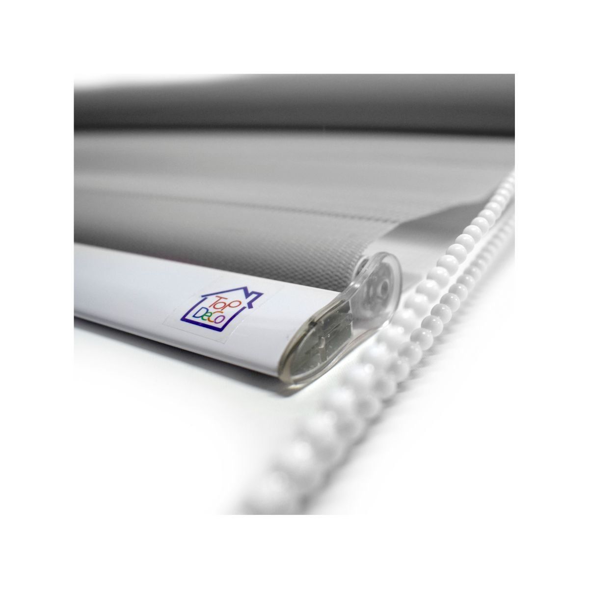 TODODESCUENTO - Cortina Roller Zebra 120x240cm - Gris