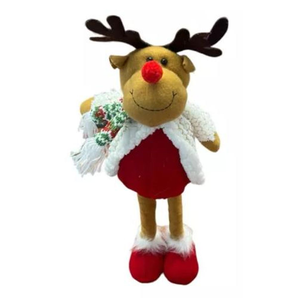 GENERICO - Mono pata larga modelos surtidos reno Santa y hombre de nieve