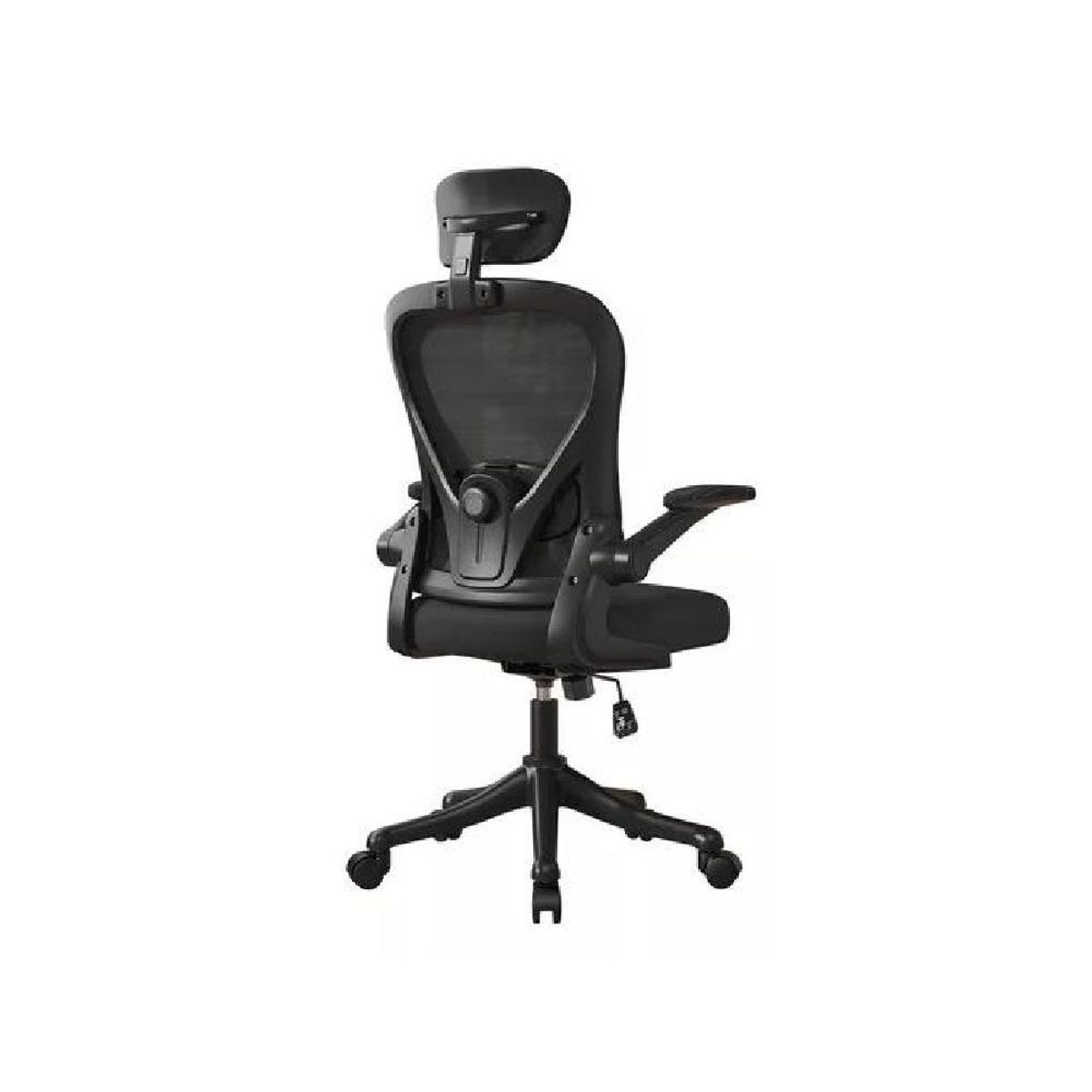 GENERICO - Silla de oficina ergonómica con soporte lumbar ajustable color negro
