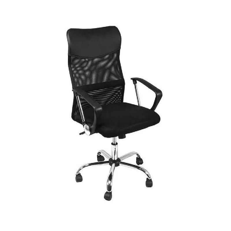 GENERICO - Silla de oficina High Mesh con respaldo alto color negro