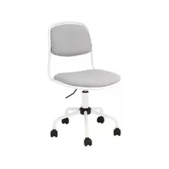 GENERICO - Silla de escritorio con tapizado de tela melange Casaideas color gris