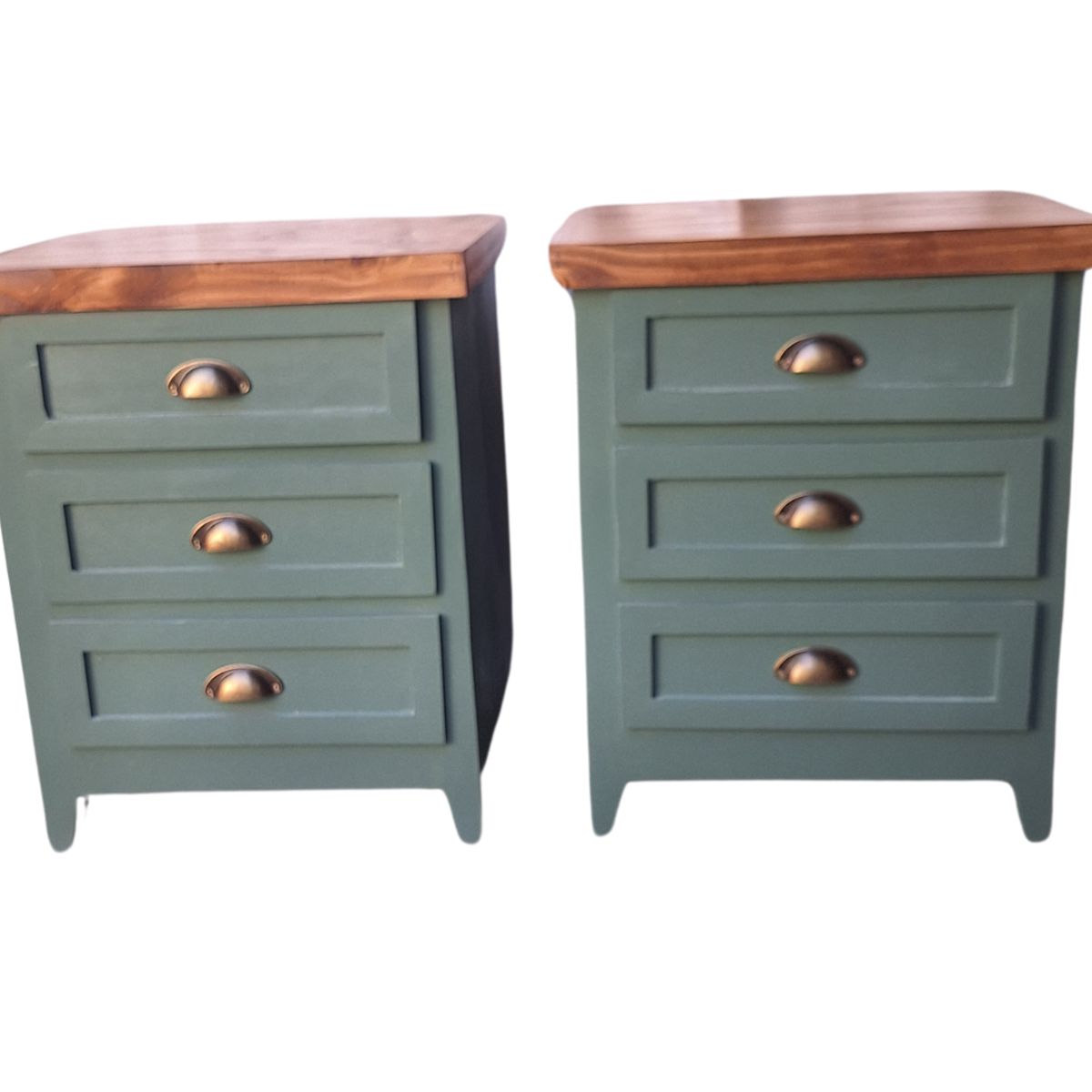 CASAHOGGAR - Velador Rustico Pack Terramo Bicolor Verde