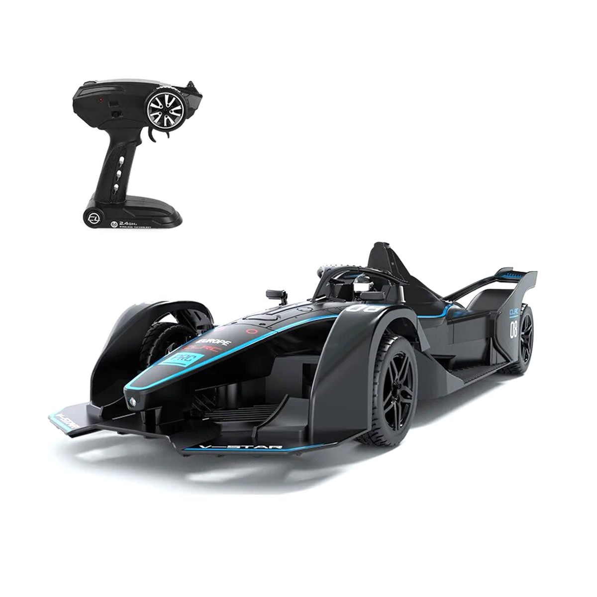 MUNDO ONLINE - Auto De Carreras F1 Escala A Control Remoto Celeste