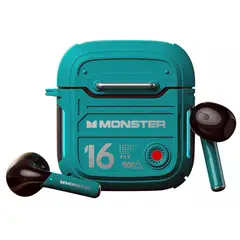 MONSTER - Audífonos Bluetooth 5.3 XKT16 Verde - SC