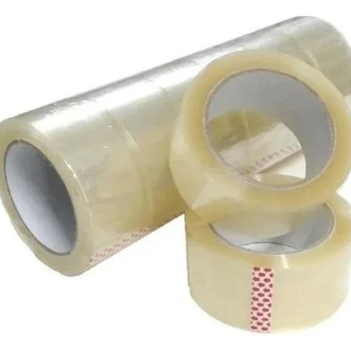 GENERICO - Pack 6 Rollos Cinta Embalaje 44mm X 100 Metros Transparente