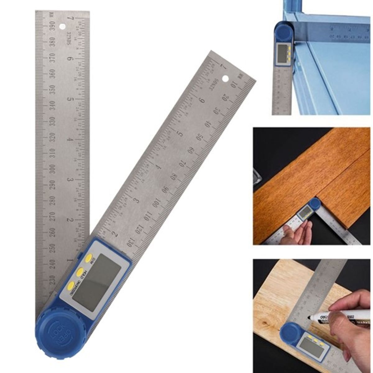 GENERICO - medidor de angulo digital Inclinometro regla