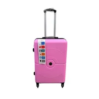 Maleta Grande Equipaje De Viaje De 20kg Rosa Claro