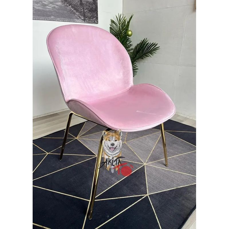 GENERICO - Silla Beattle Felpa Rosada