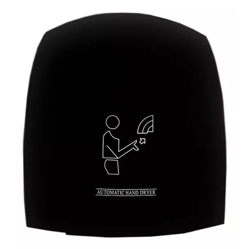GENERICO - Secador Manos Eléctrico Automático Color Negro