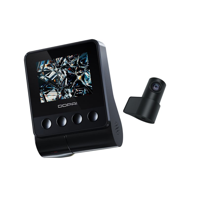 DDPAI - Cámara DVR para autos dual 27K 5MP GPS ADAS dashcam DDPAI Z40