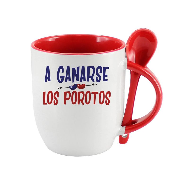 GENERICO - Tazón con cuchara y frases chilenas