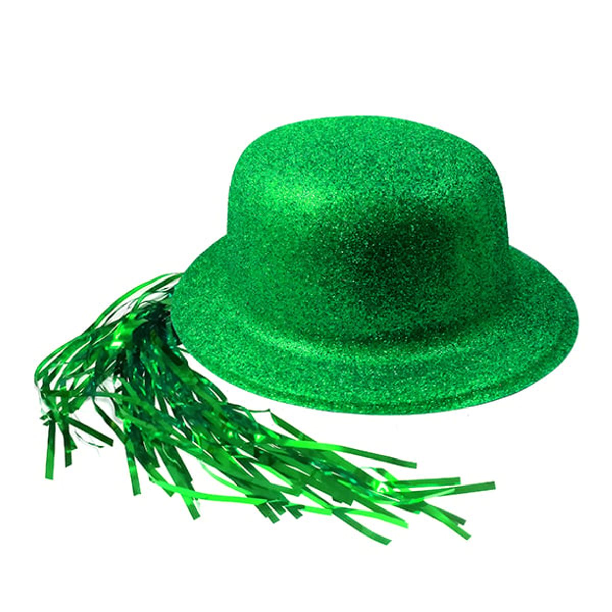 GENERICO - GORRO CHAPLIN REDONDO ESCARCHA LISO PELO VERDE X12 UNI