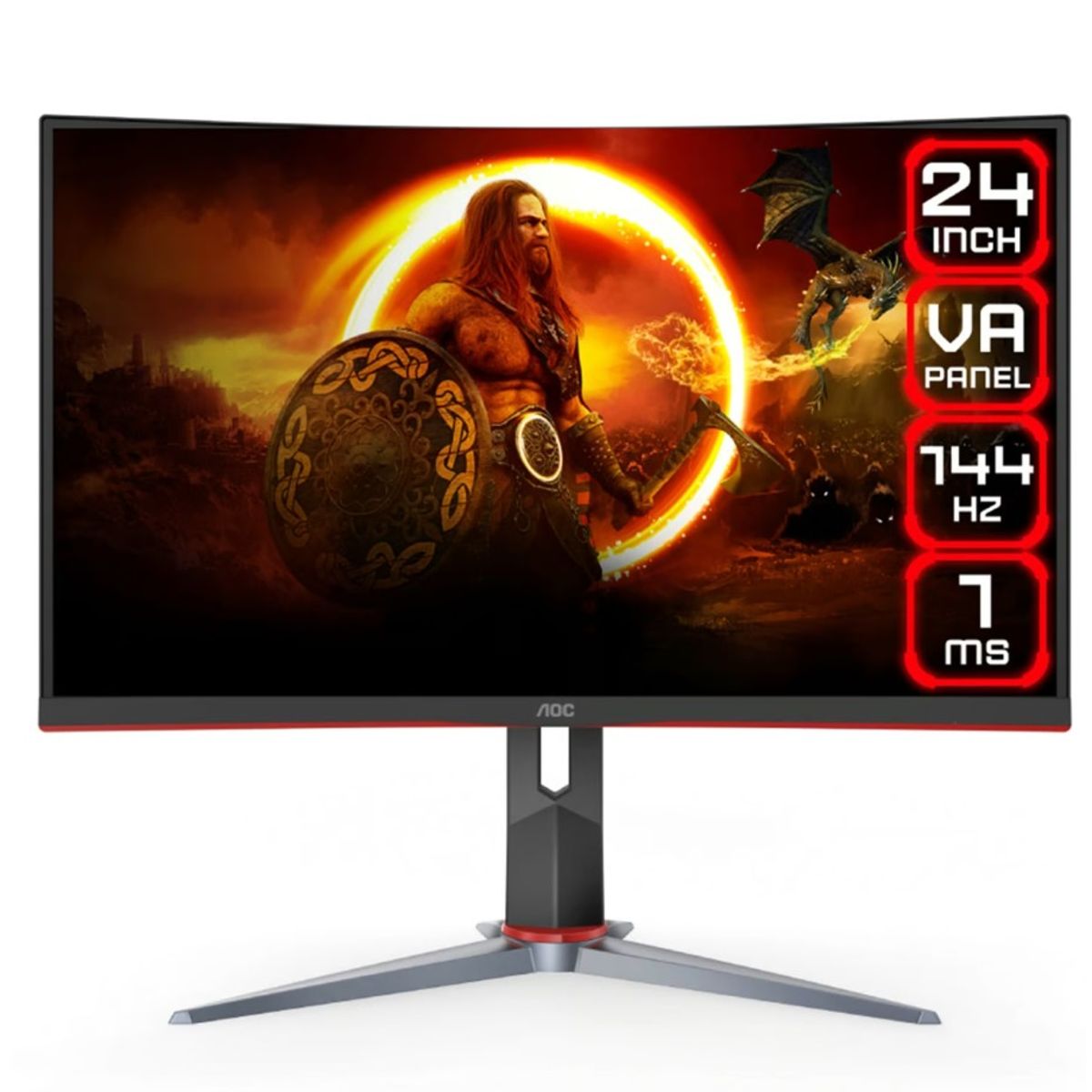 AOC - Monitor Led Gaming 24 C24G2 AOC