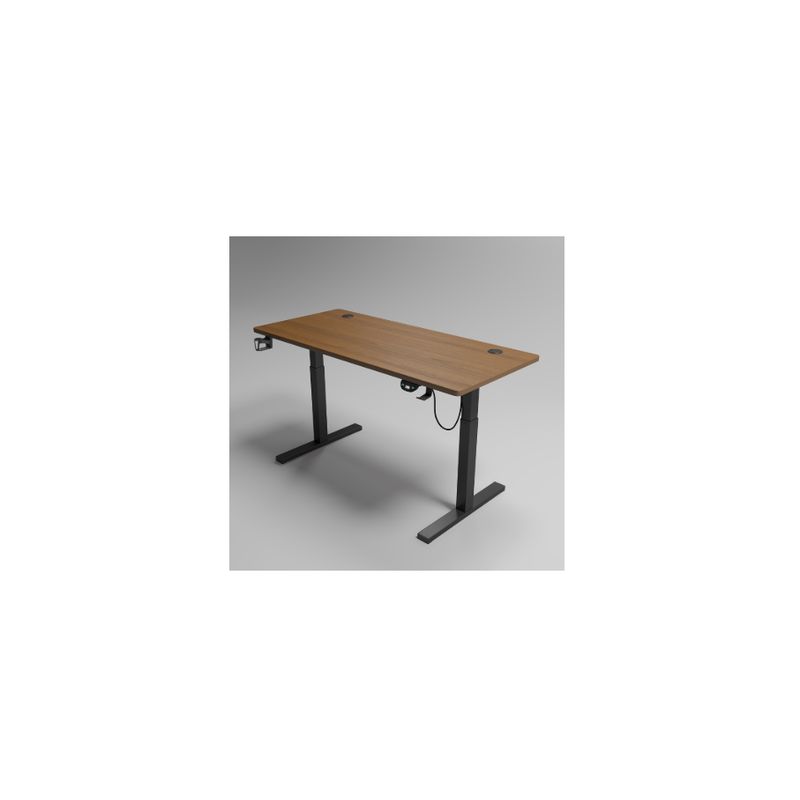 GENERICO - Escritorio Home Office Orion Eléctrico Natural 120x60cm Cafe