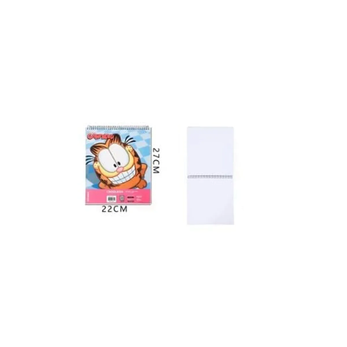 GENERICO - Block De Dibujo Garfield Sonrisa 22 27 Cm