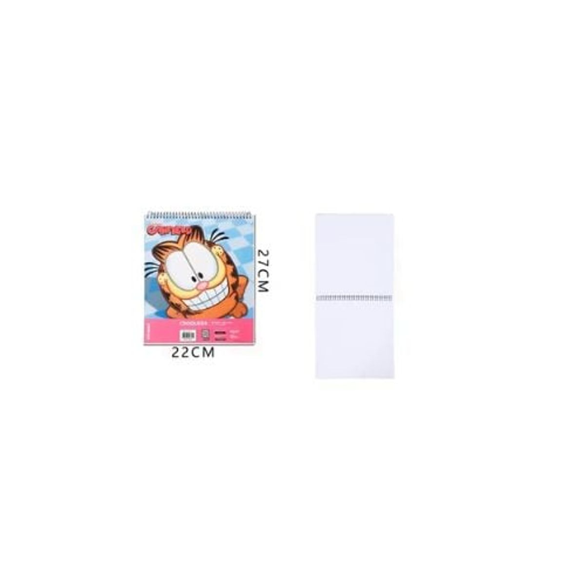 GENERICO - Block De Dibujo Garfield Sonrisa 22 27 Cm