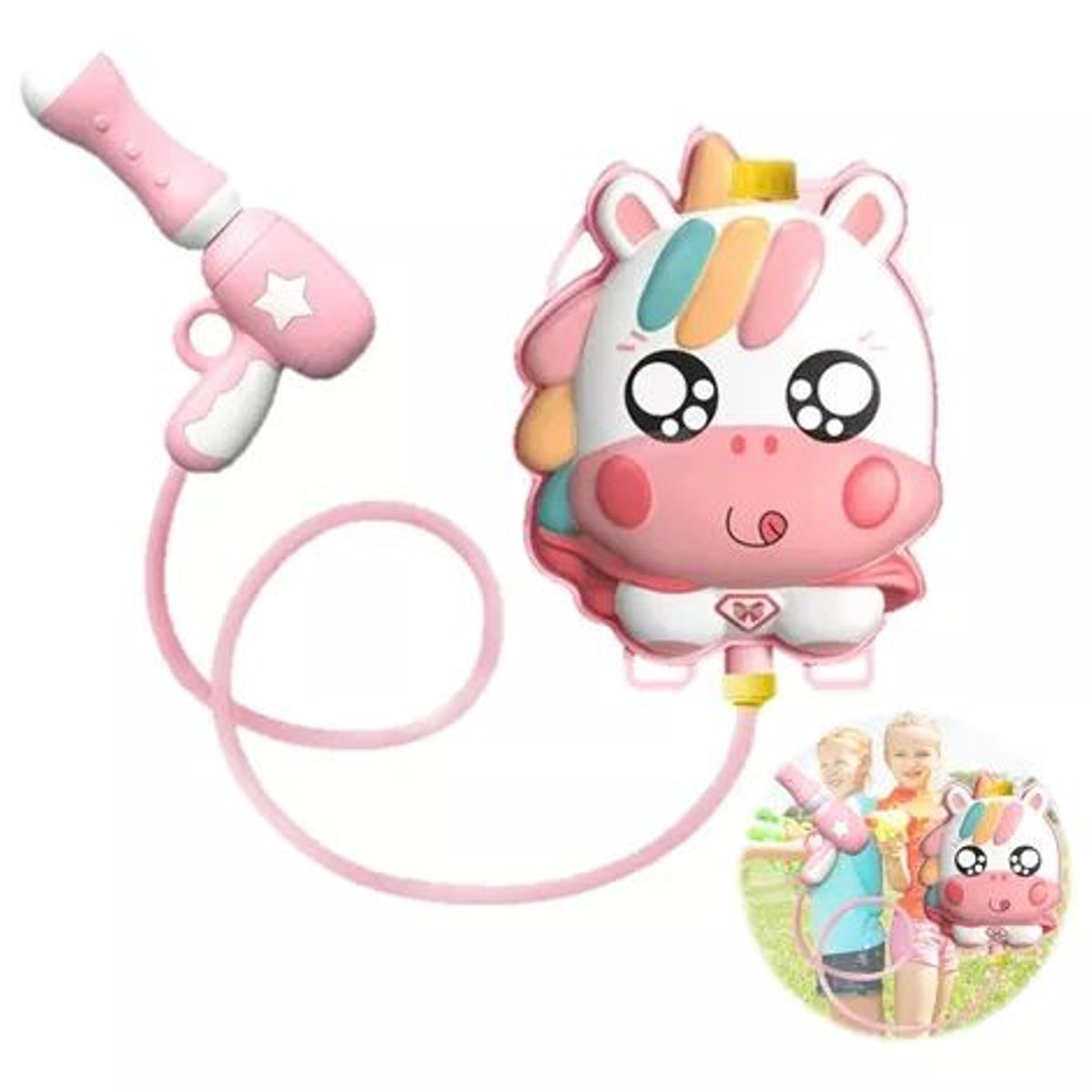 OEM - Mochilas Lanza Agua Pistola Lanza Lanzador De Agua Unicornio