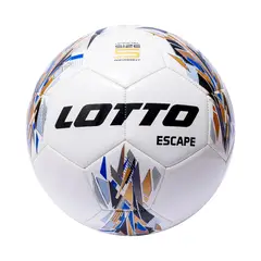 LOTTO - Balón de Fútbol Nro. 5 Blanco - Azul ESCAPE - Unisex - Blanco