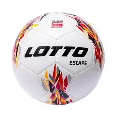 LOTTO - Balónn de Fútbol Numero 5 Blanco - Rojo SCAPE - Unisex