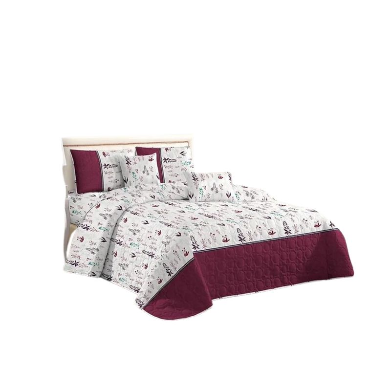 GENERICO - Cubrecama Tela Quilt De Verano 2 Plazas Diseño Estampado