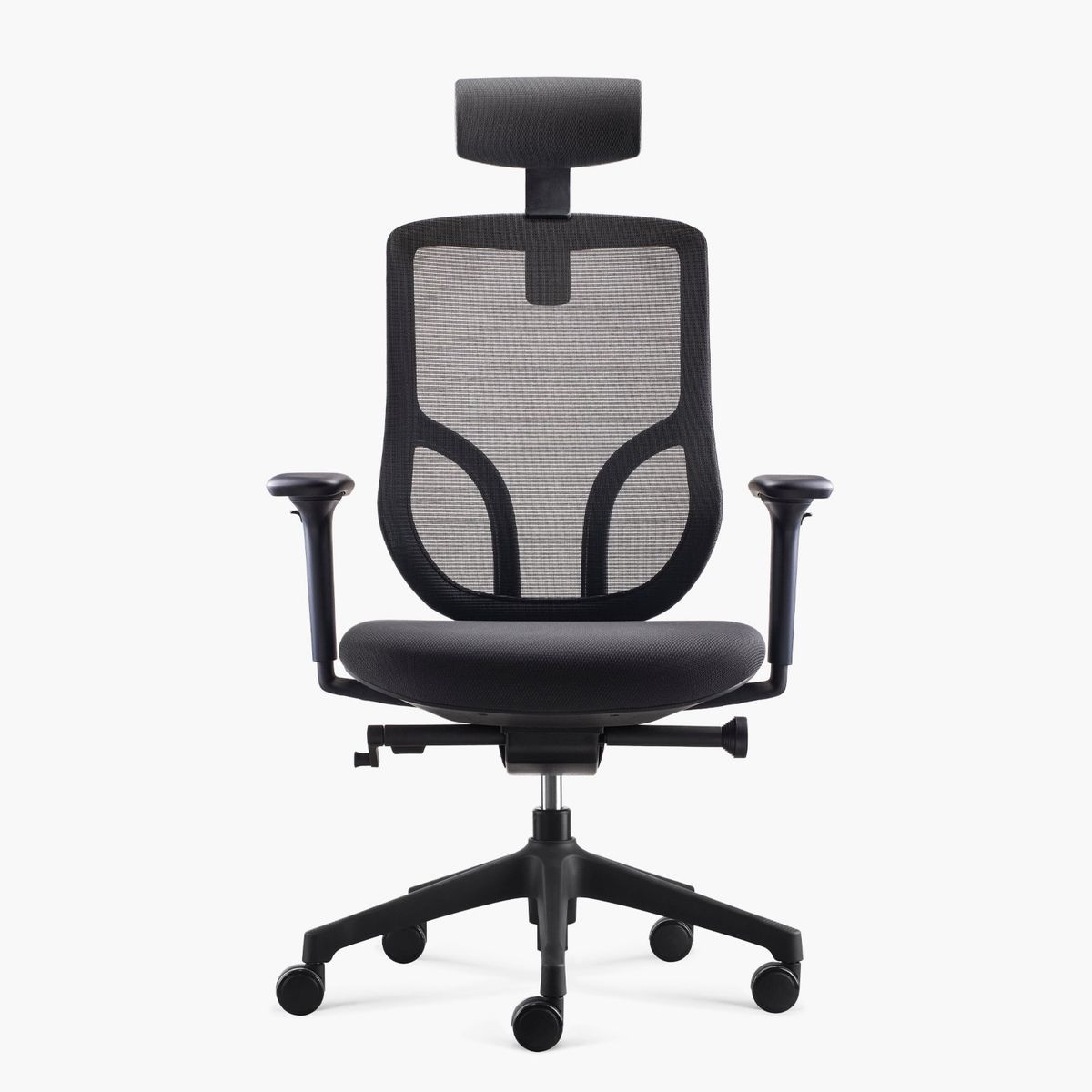 FORM OFFICE - Silla Oficina Chic con cabecero Negro Form