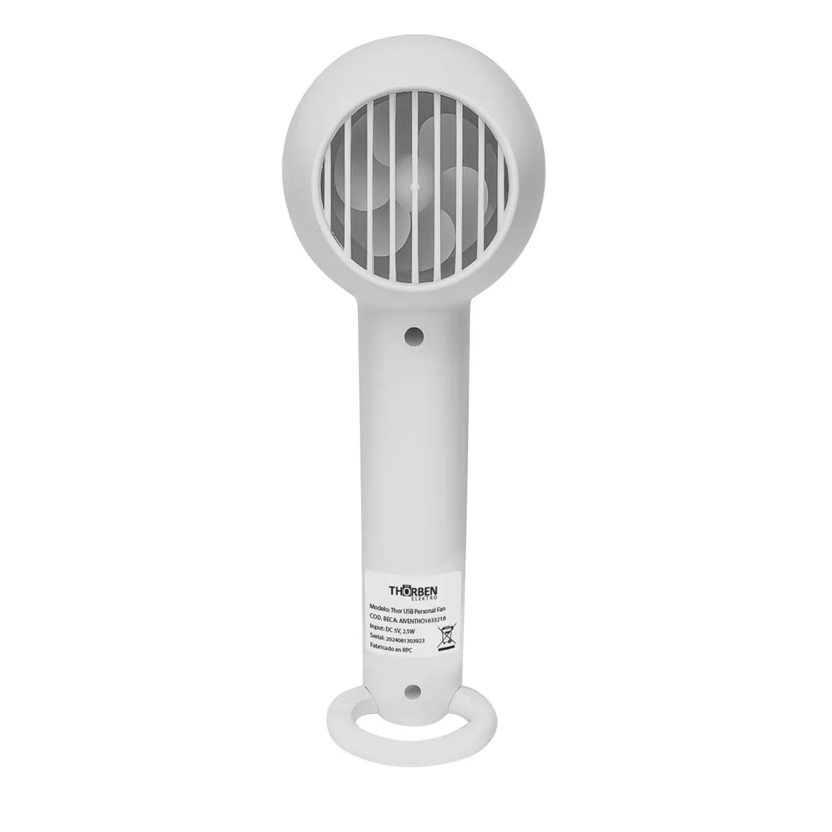 THORBEN - Ventilador personal Thor USB Personal Fan White