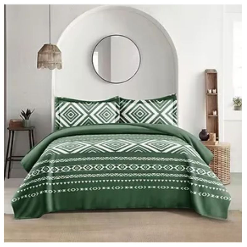 GENERICO - Cubrecama Tela Quilt De Verano 2 Plazas Diseño Estampado