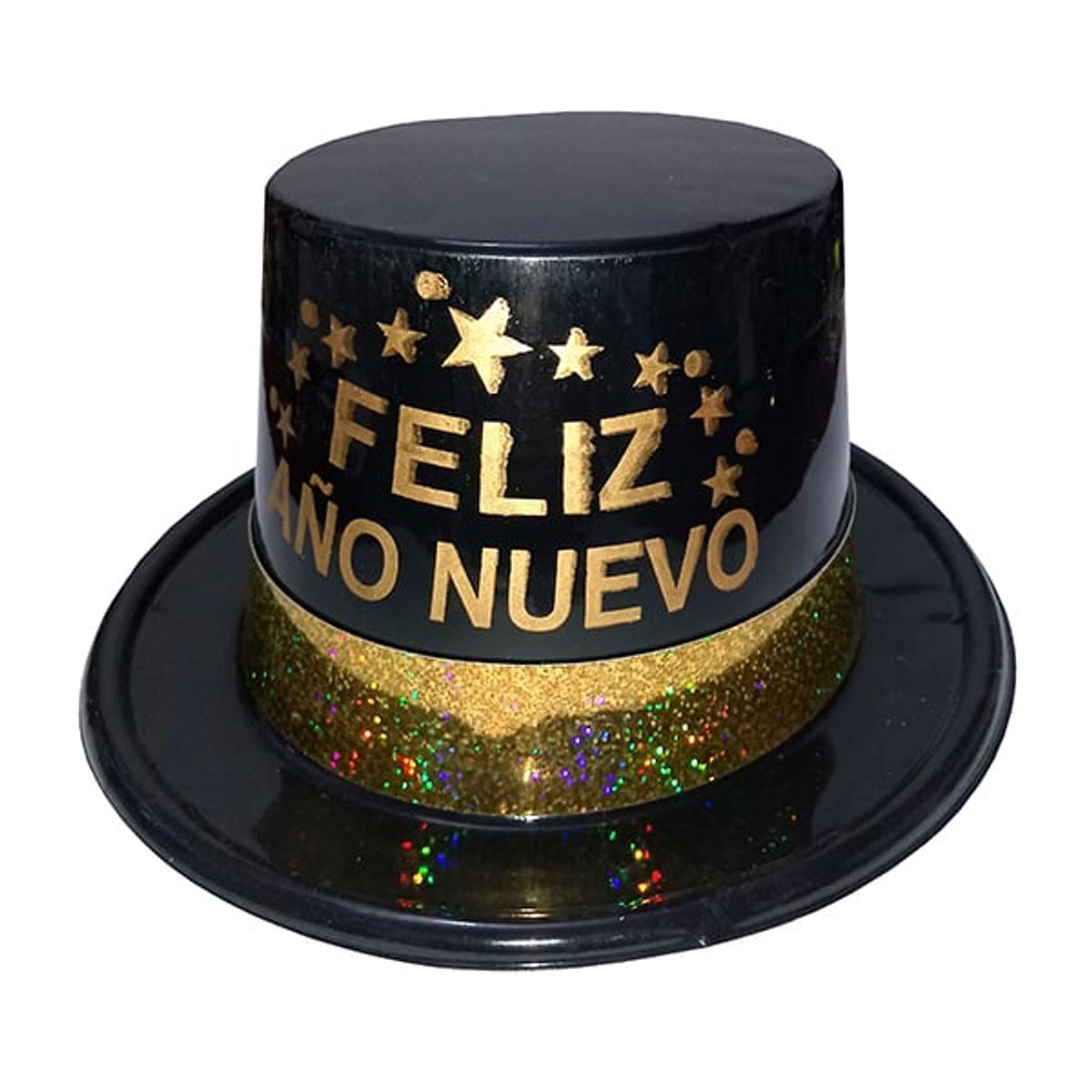 GENERICO - GORRO COPA FELIZ AO NUEVO NEGRO X12 UNI