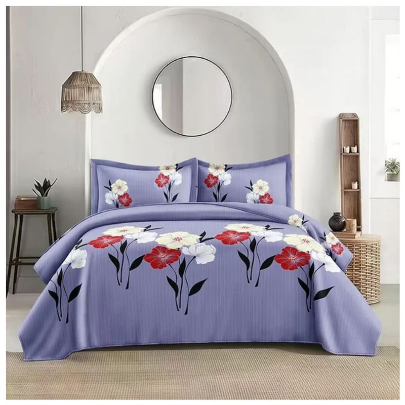 GENERICO - Cubrecama Tela Quilt De Verano 2 Plazas Diseño Estampado