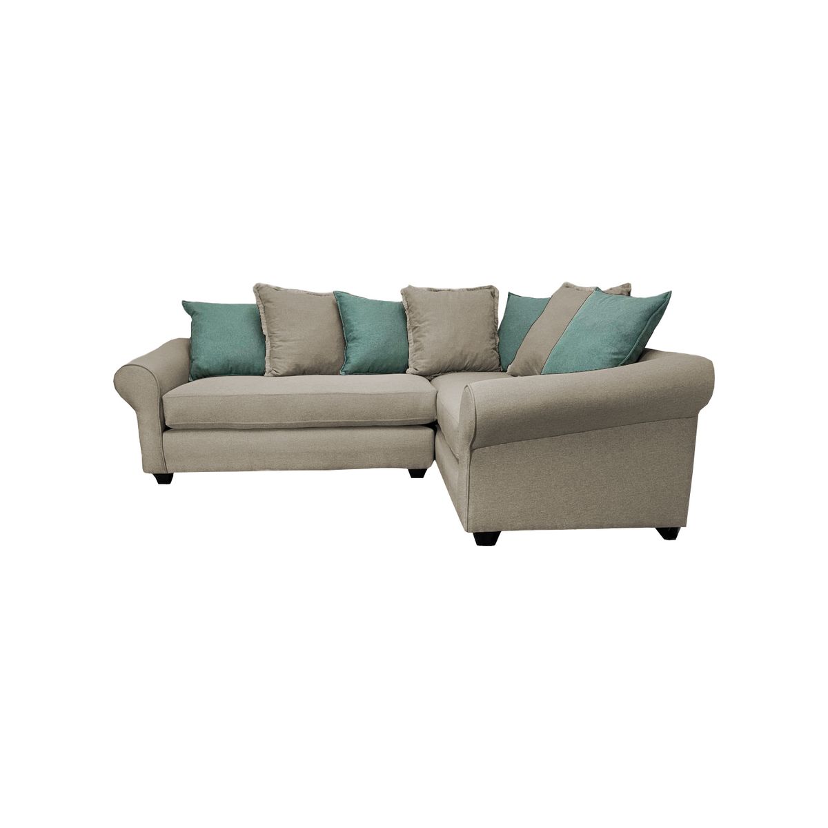 SOFAS HOME - SECCIONAL PRAT DERECHO CHENILLE BEIGE