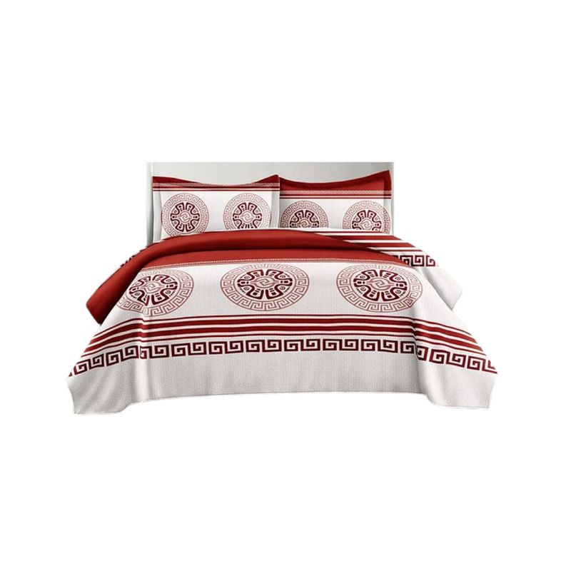 GENERICO - Cubrecama Tela Quilt De Verano 2 Plazas Diseño Estampado