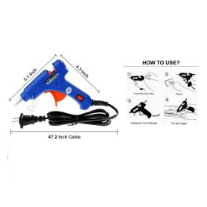GENERICO - PISTOLA DE SILICONA 1 PCS