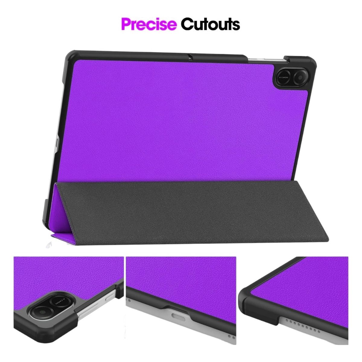 GENERICO - Funda Inteligente Compatible Con Tab Honor Pad X8A Morado