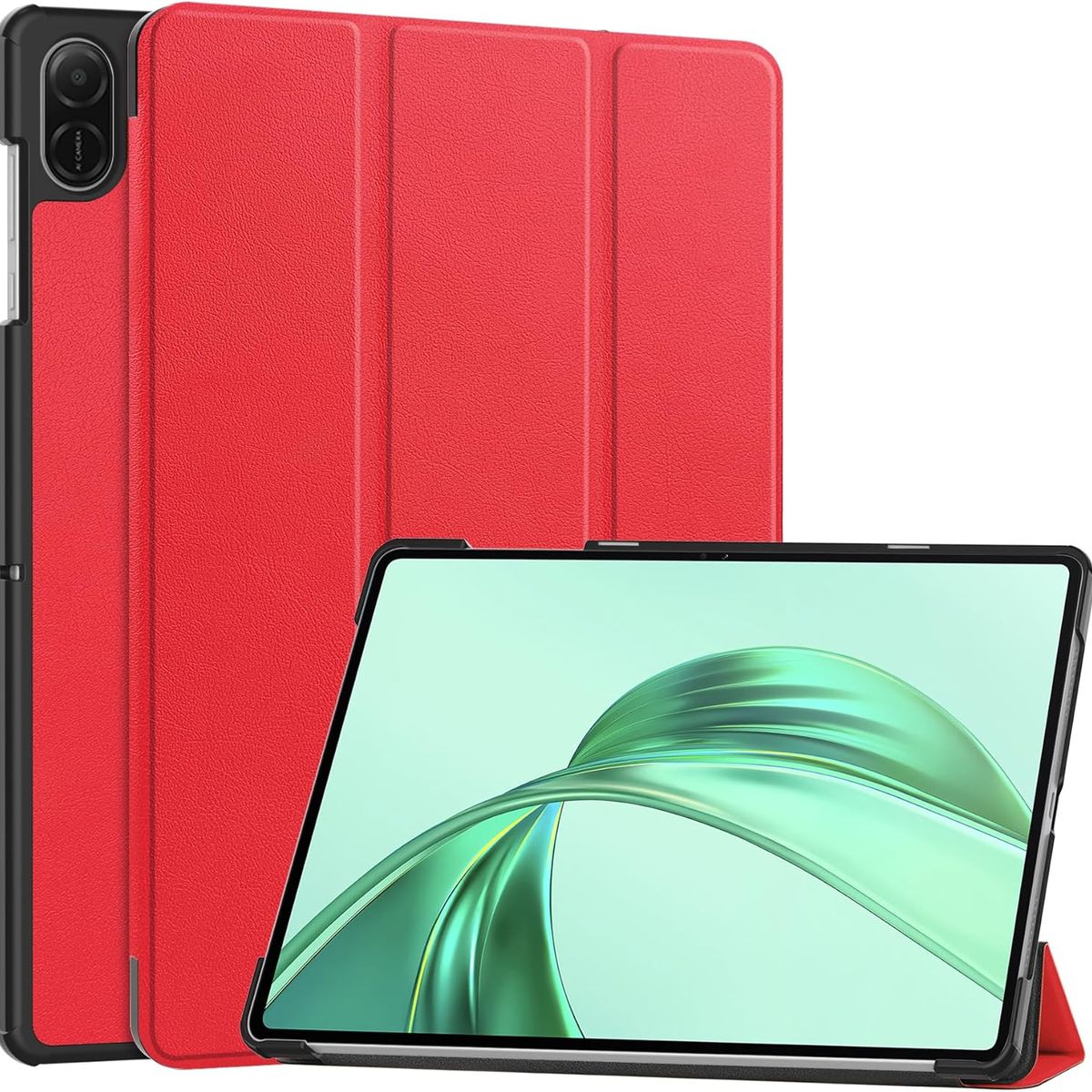 GENERICO - Funda Inteligente Compatible Con Tab Honor Pad X8A Rojo