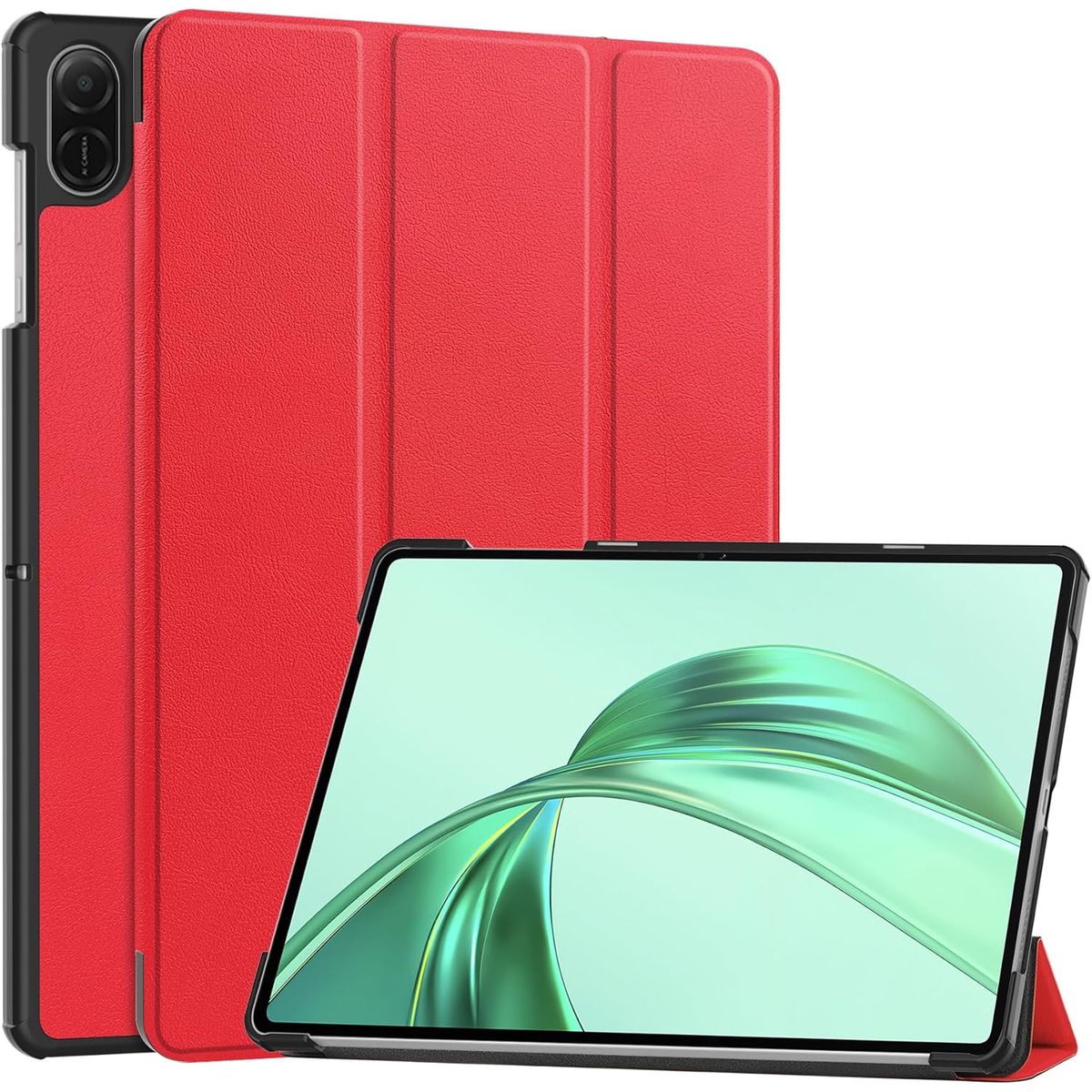 GENERICO - Funda Inteligente Compatible Con Tab Honor Pad X8A Rojo