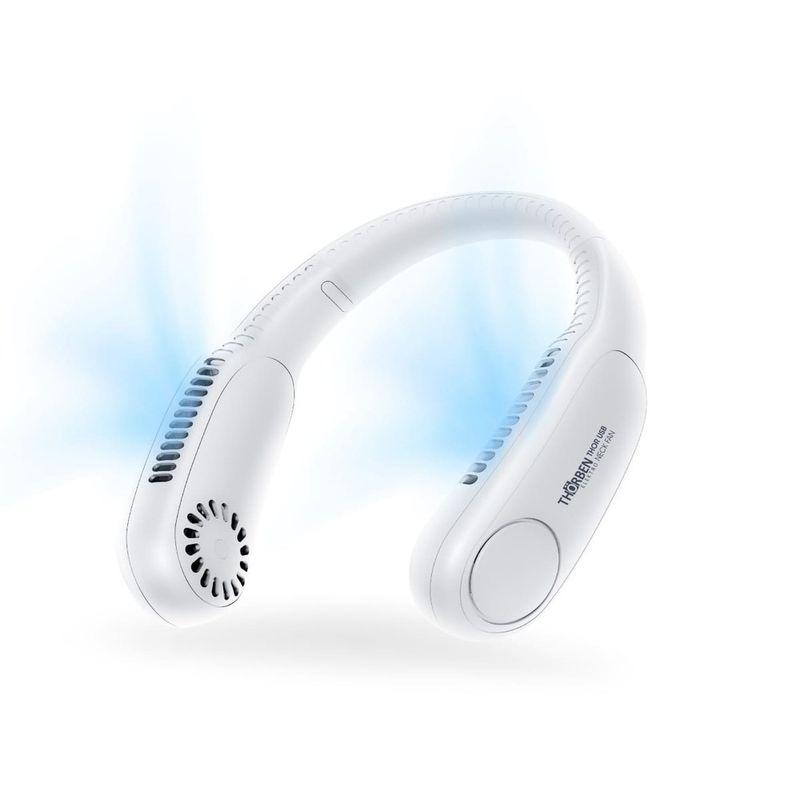 THORBEN - Ventilador Cuello Inalambrico USB Blanco Thor Neck Fan White